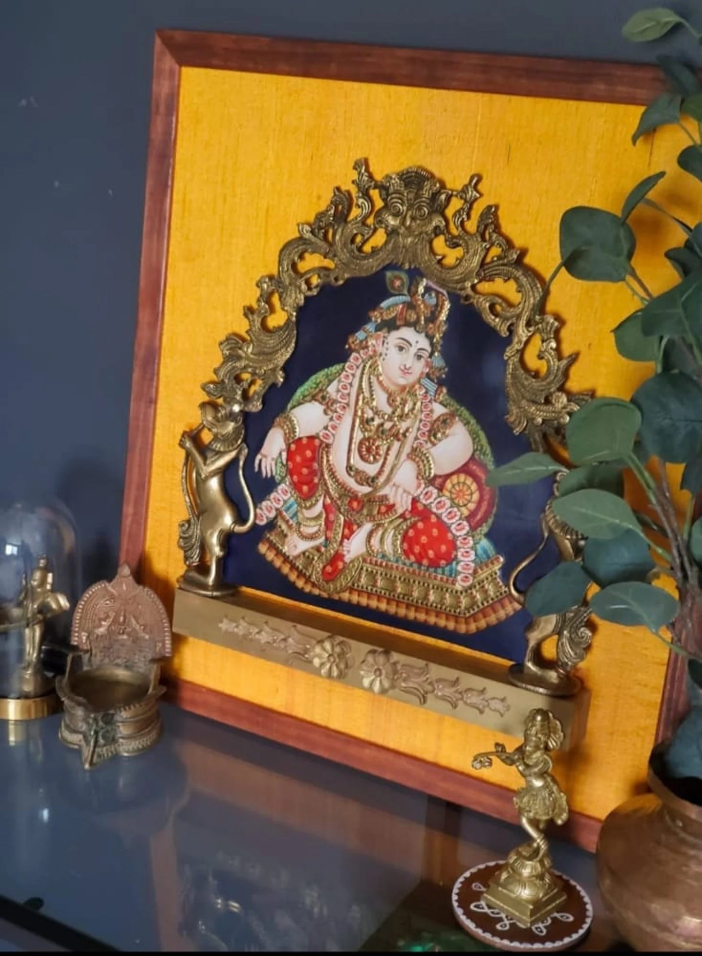 Tanjore Krishna prabhavali frame