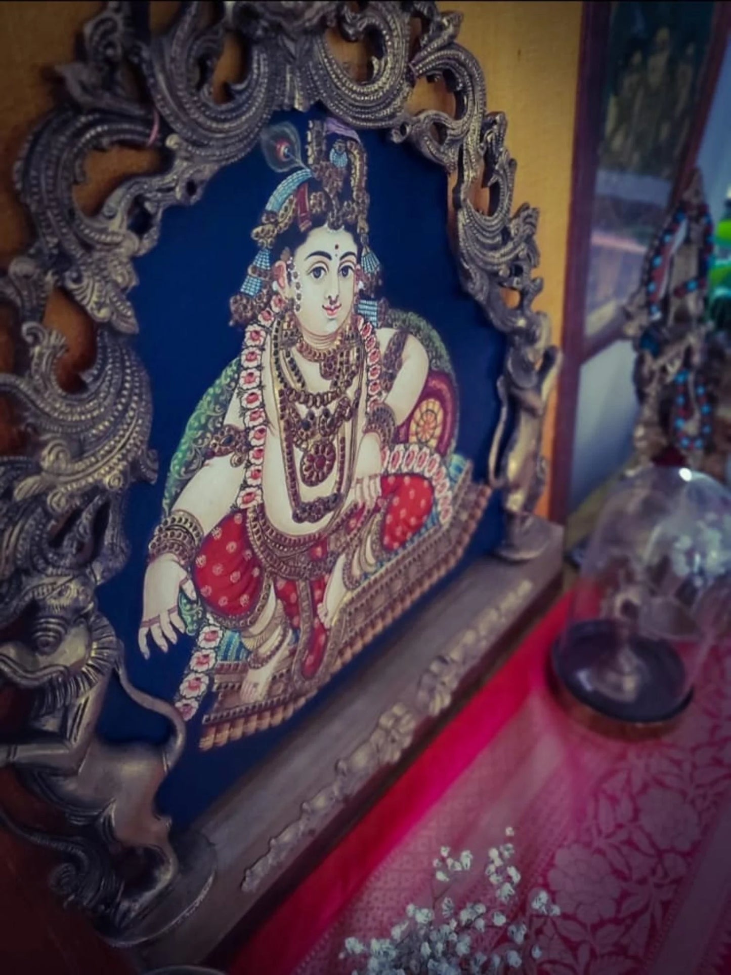 Tanjore Krishna prabhavali frame