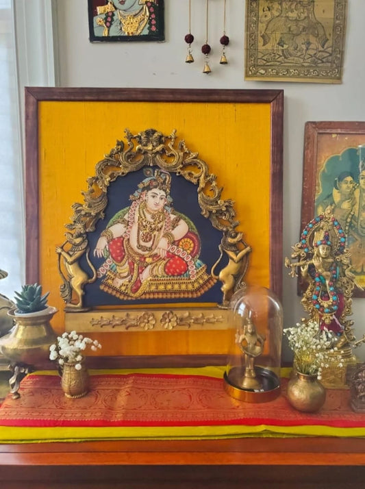 Tanjore Krishna prabhavali frame